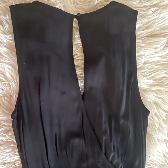 NWT Black Open Back Sleeveless Embroidered Pantsuit - Picture 5 of 7
